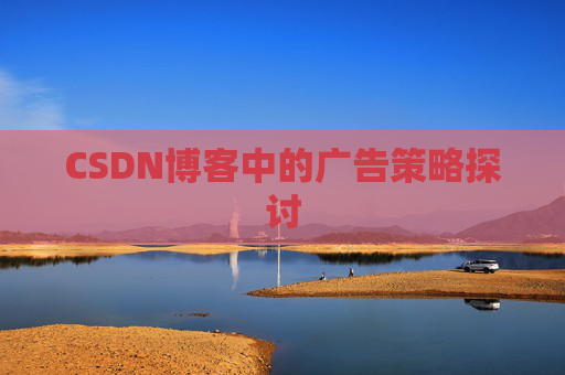 CSDN博客中的广告策略探讨